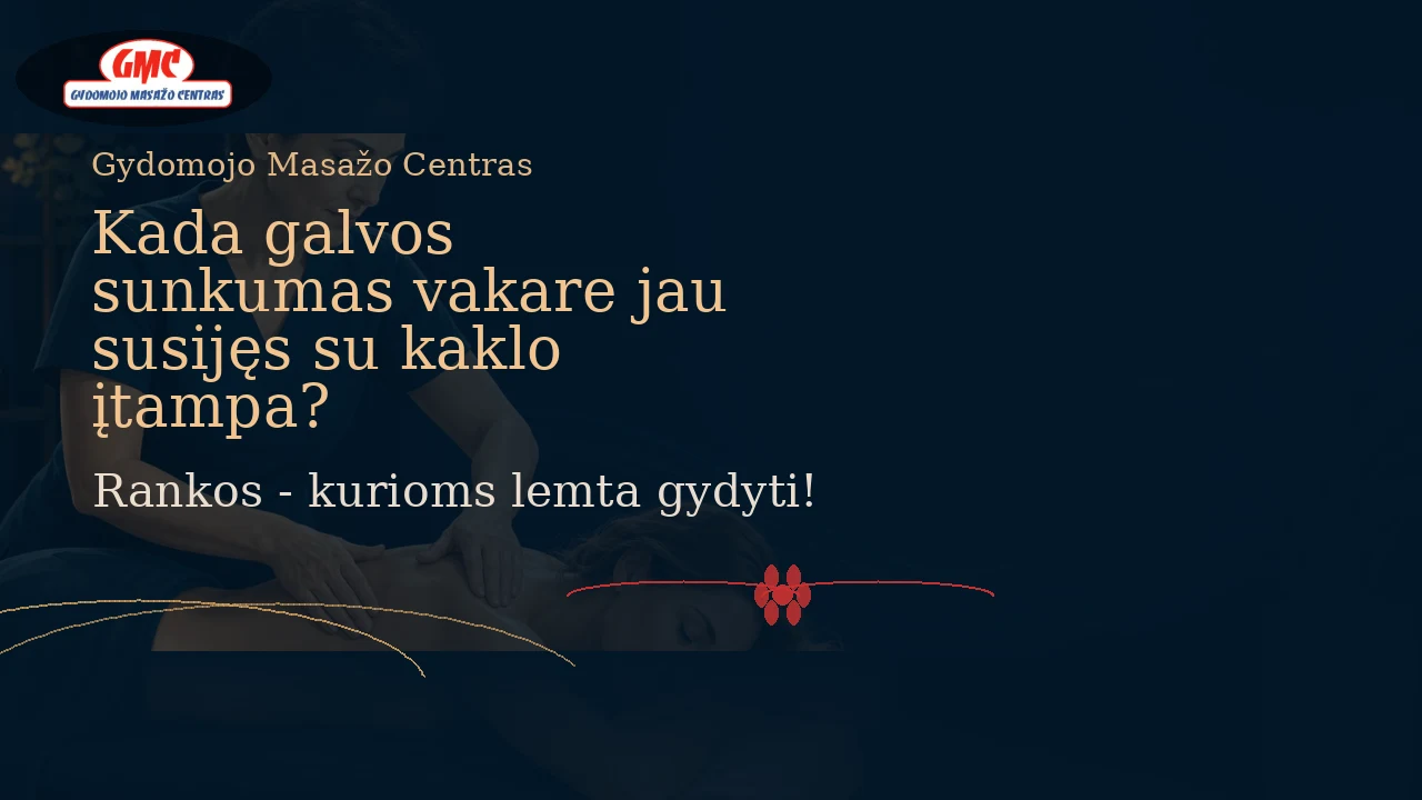 Kada galvos sunkumas vakare jau susijęs su kaklo įtampa?