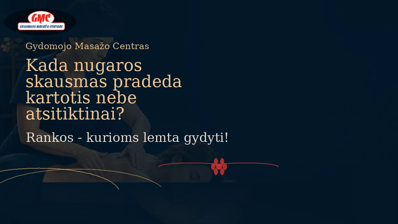 Kada nugaros skausmas pradeda kartotis nebe atsitiktinai?