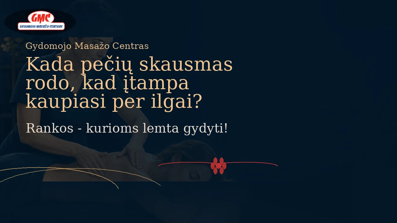 Kada pečių skausmas rodo, kad įtampa kaupiasi per ilgai?