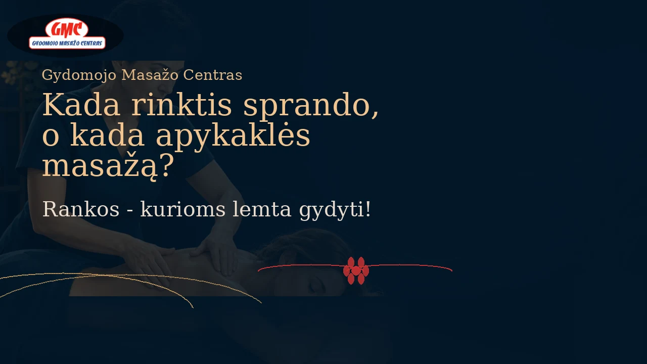 Kada rinktis sprando, o kada apykaklės masažą?