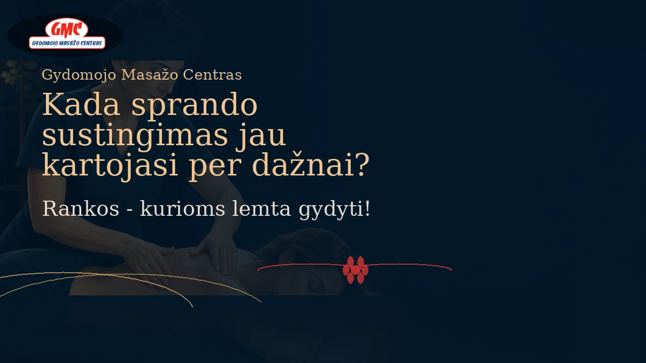 Kada sprando sustingimas jau kartojasi per dažnai?